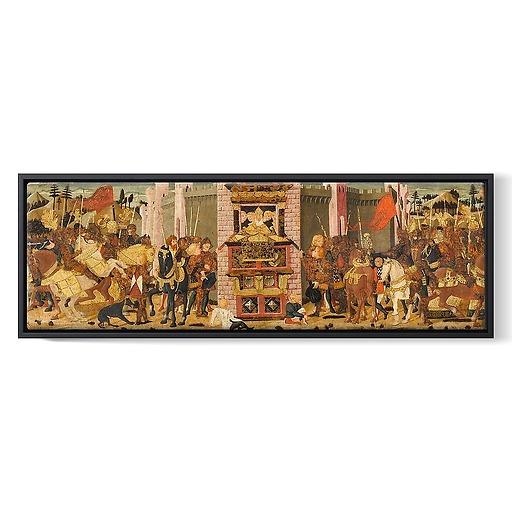 The Reconciliation of the Romans and Sabines. Hersilia Declares Peace (framed canvas)