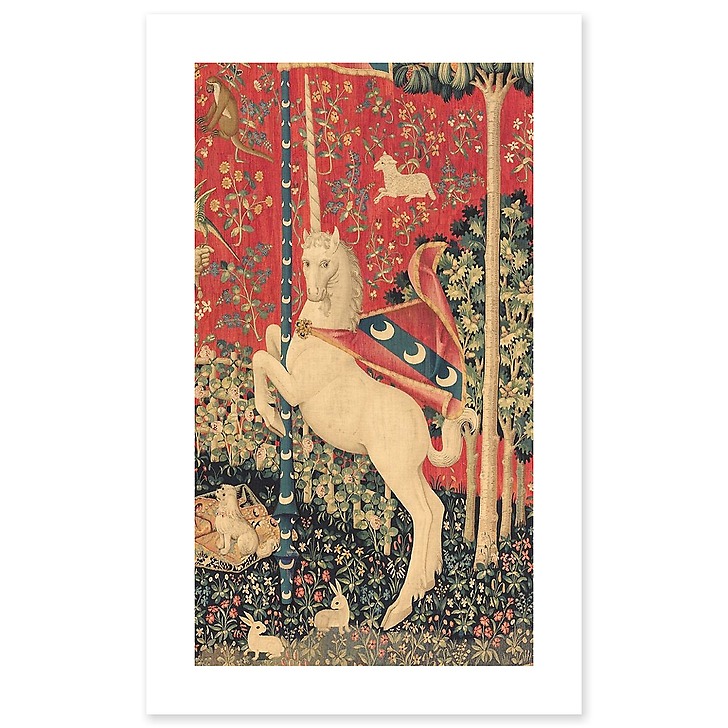 Tapestry of the Lady with Unicorn: the Taste (art prints)