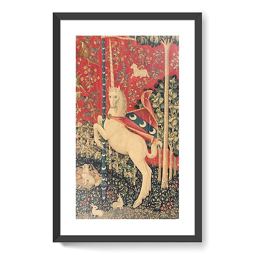 Tapestry of the Lady with Unicorn: the Taste (framed art prints)