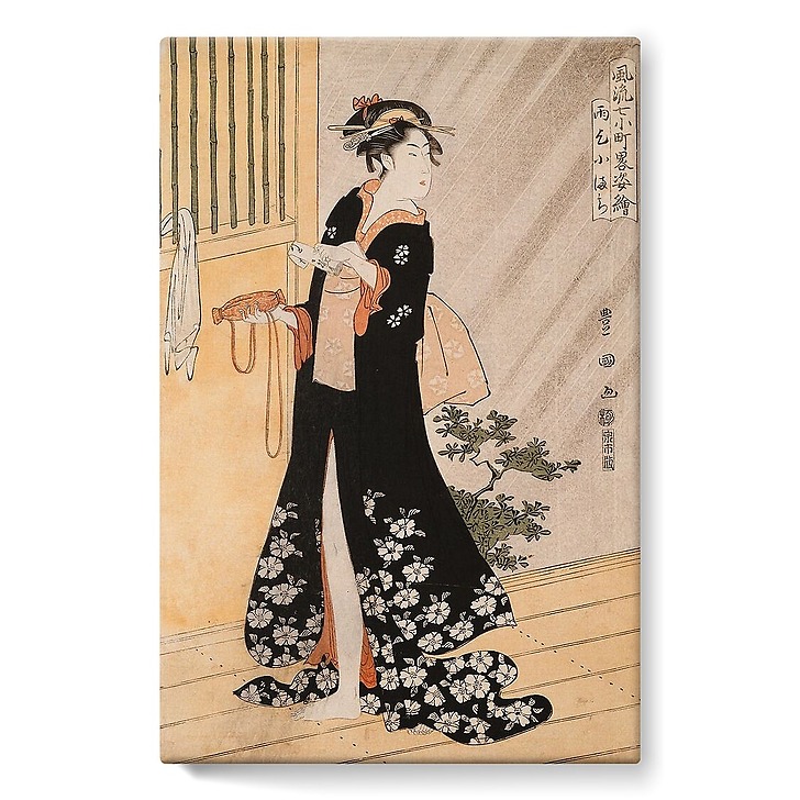 Komachi asking for rain (stretched canvas)
