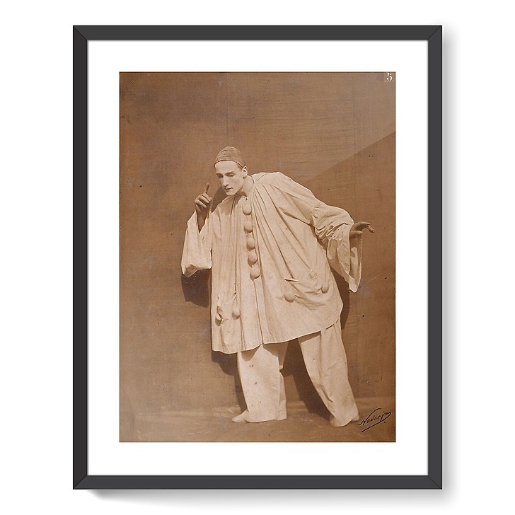 Pierrot écoutant (affiches d'art encadrées)