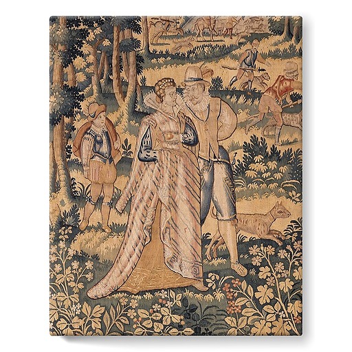 Tapestry: The pleasures of the Campaign (stretched canvas)