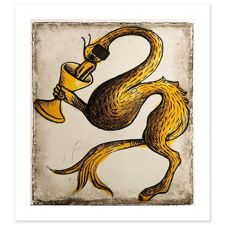 Fantastic animal (canvas without frame)