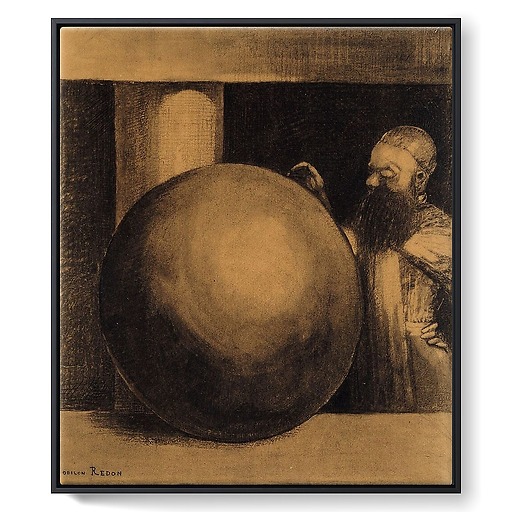 The Metal Ball (framed canvas)