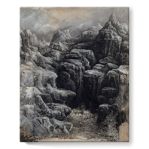 The great rocks (stretched canvas)