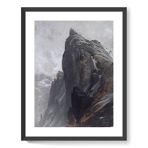 L'Ascension du Mont Cervin (affiches d'art encadrées)