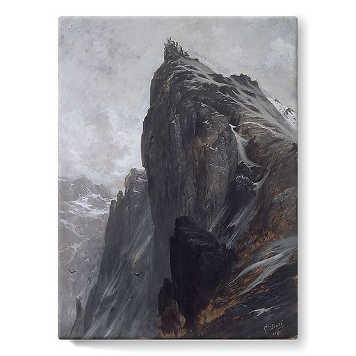The Ascension of the Matterhorn (stretched canvas)