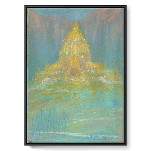 A Temple for Future Religions I/II (framed canvas)