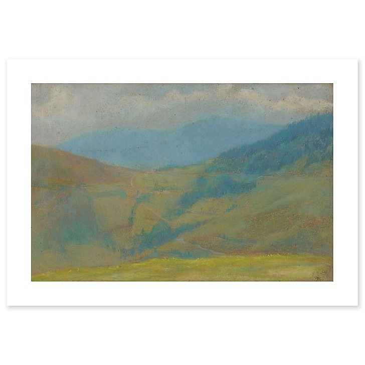 Paysage de montagne I/II (toiles sans cadre)