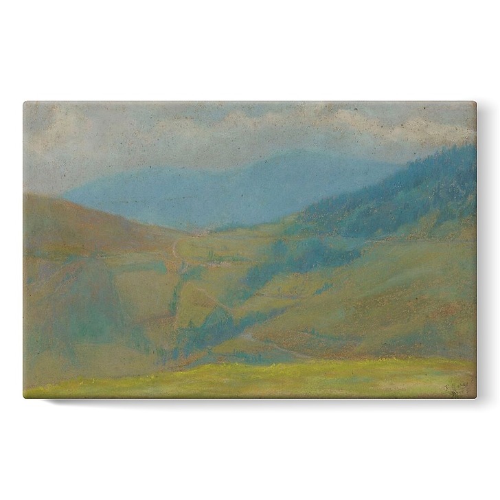 Mountain landscape I/II (stretched canvas)