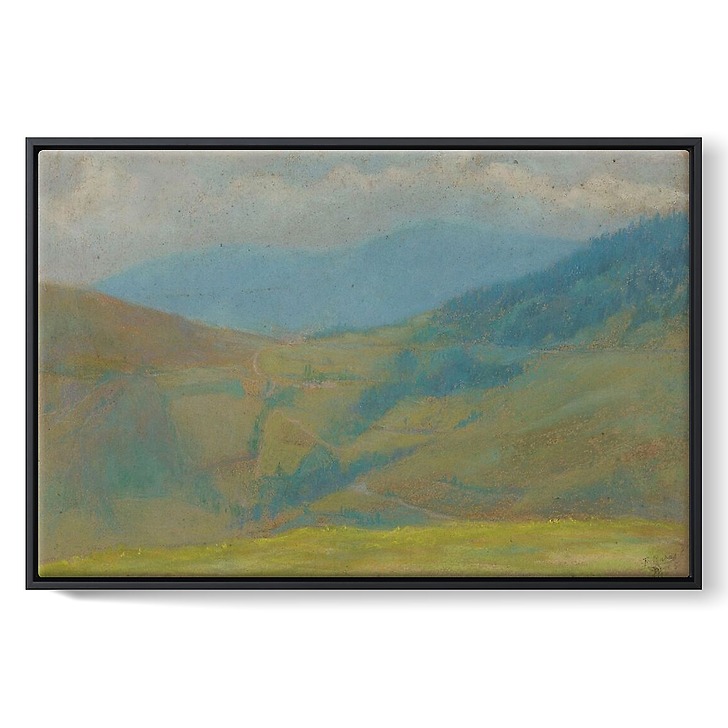 Paysage de montagne I/II (toiles encadrées)