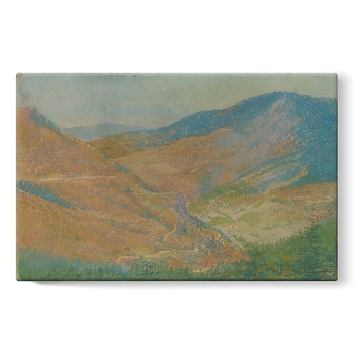 Mountain landscape II/II (stretched canvas)