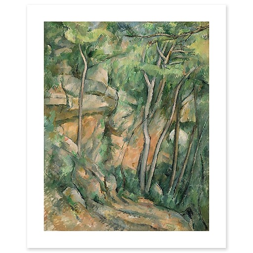 In the Château-Noir park (canvas without frame)