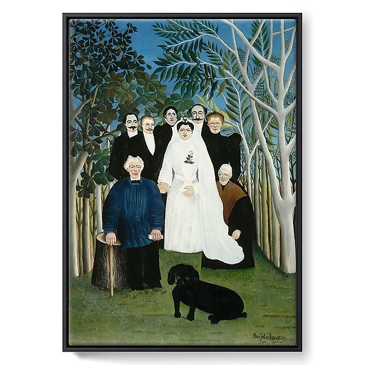The wedding ceremony (framed canvas)