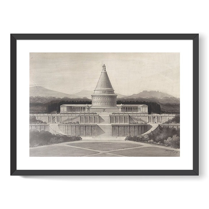 Project for a memorial to the defence of Paris (framed art prints)