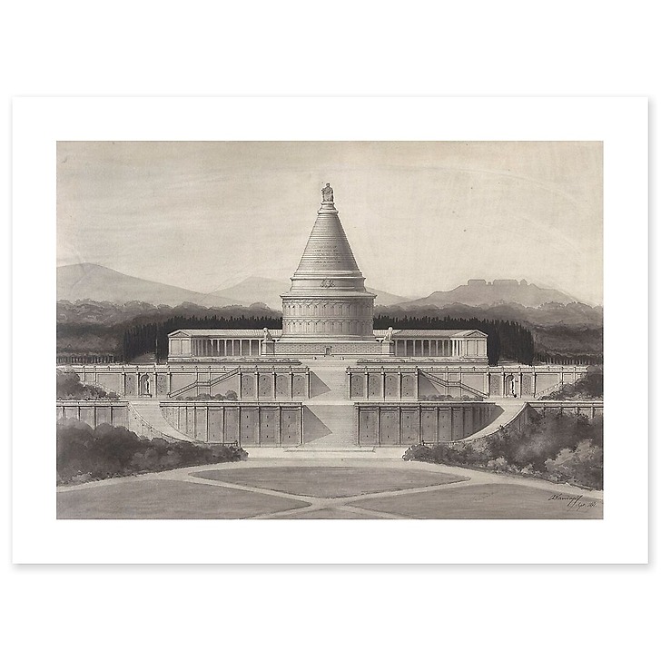 Project for a memorial to the defence of Paris (canvas without frame)