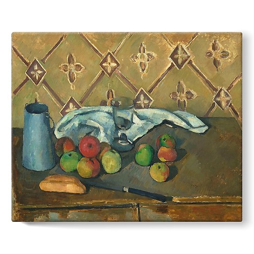 Fruits, Napkin and Jug Of Milk (stretched canvas)