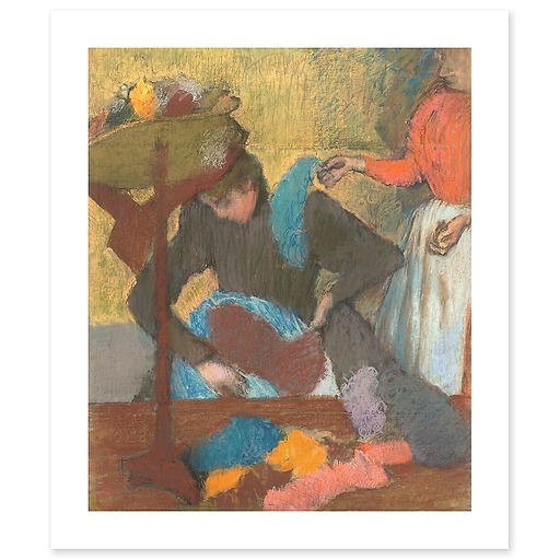 At the Milliner's (canvas without frame)