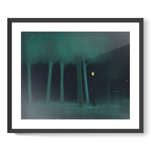 A Park at Night (framed art prints)
