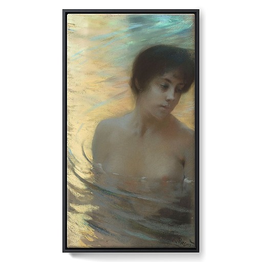Bather (framed canvas)