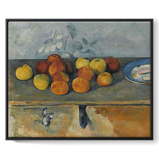 Apples and Biscuits (framed canvas)