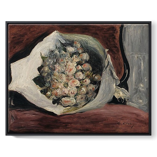 Bouquet in a lodge (framed canvas)
