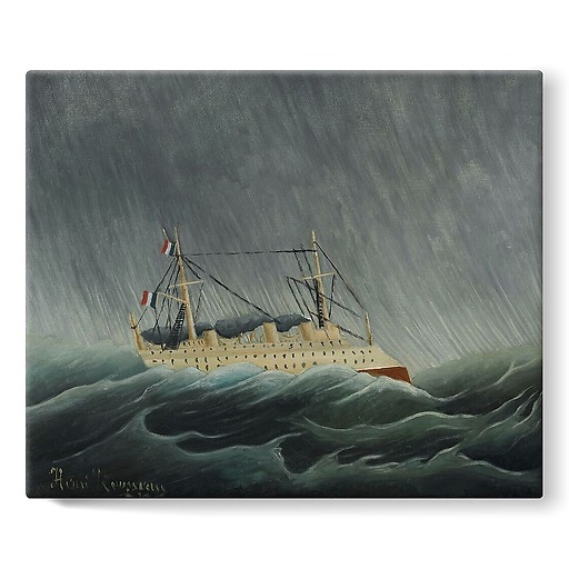 Navire dans la tempête (toiles sur châssis)