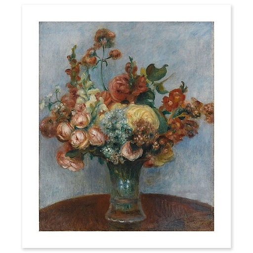 Fleurs dans un vase (affiches d'art)