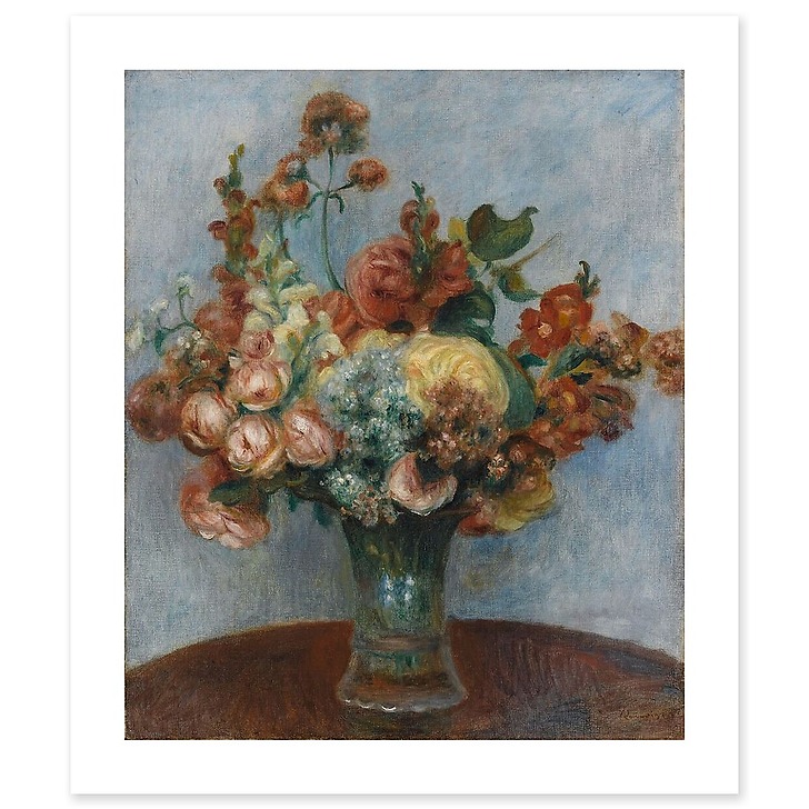 Fleurs dans un vase (toiles sans cadre)