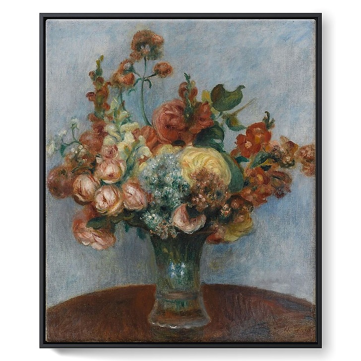 Fleurs dans un vase (toiles encadrées)