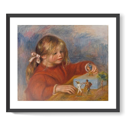 Claude Renoir jouant (affiches d'art encadrées)