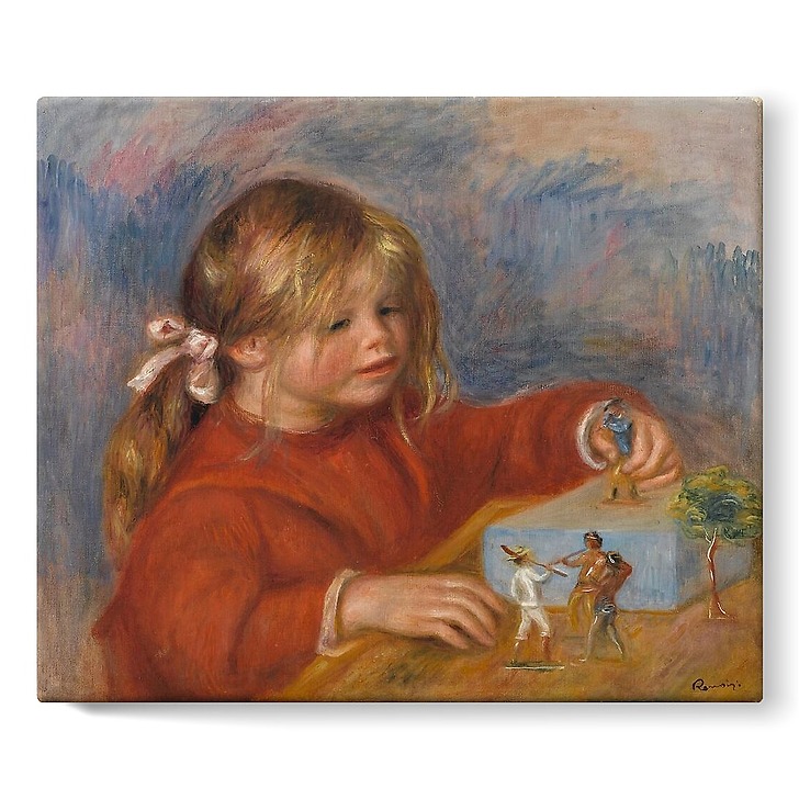 Claude Renoir playing (stretched canvas)