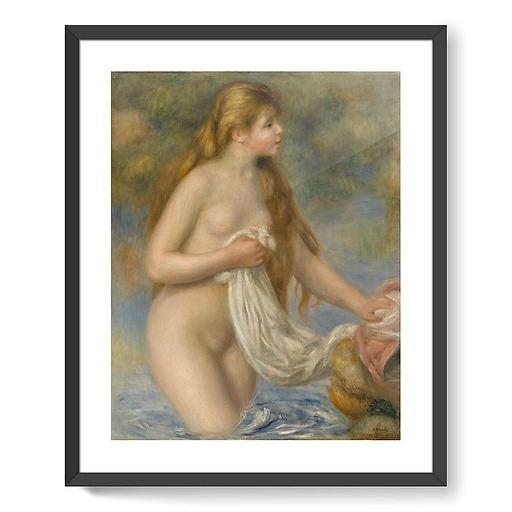 Long-Haired Bather (framed art prints)