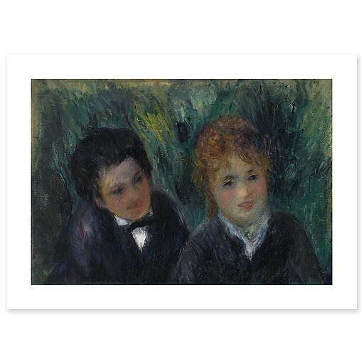 Portrait of a young man and a young girl (art prints)