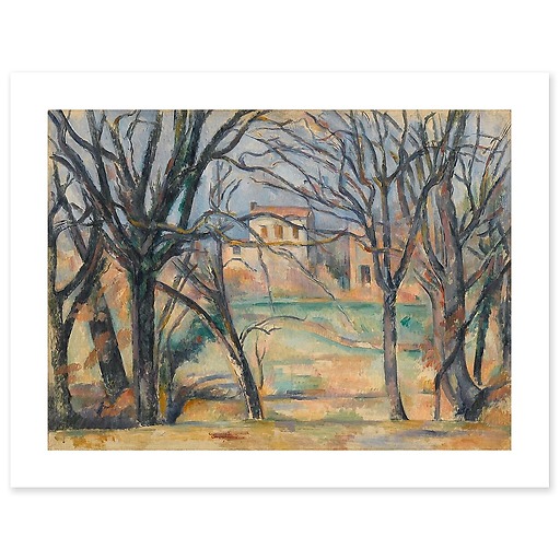 Trees and houses (art prints)