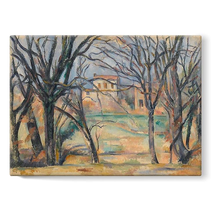 Arbres et maisons (toiles sur châssis)