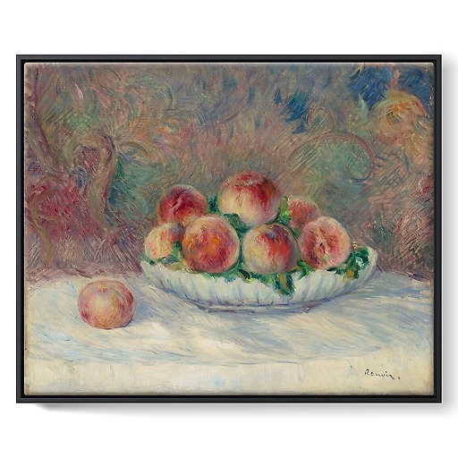 Peaches (framed canvas)