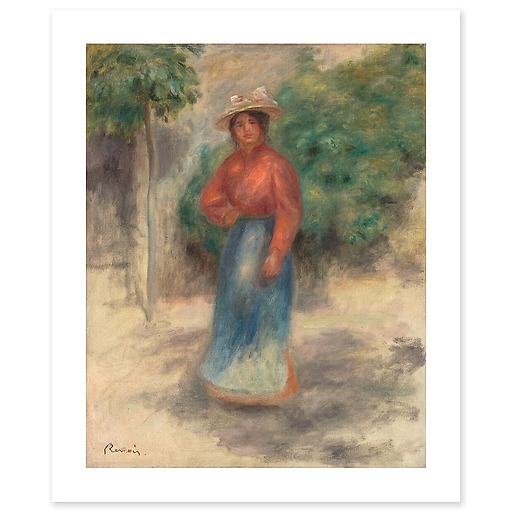 Gabrielle in the garden (art prints)