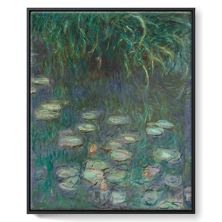 The Water Lilies: Morning (framed canvas)
