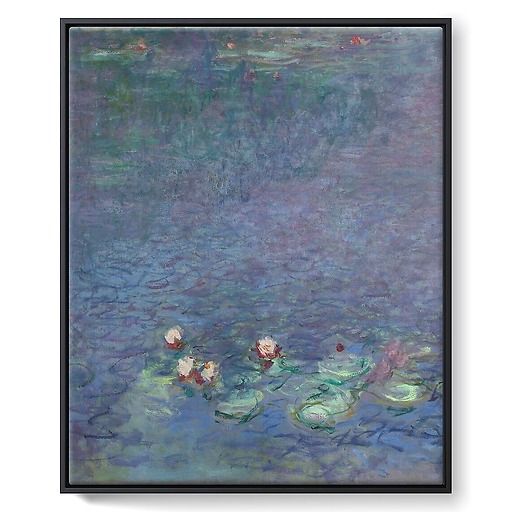 The Water Lilies: Morning (framed canvas)