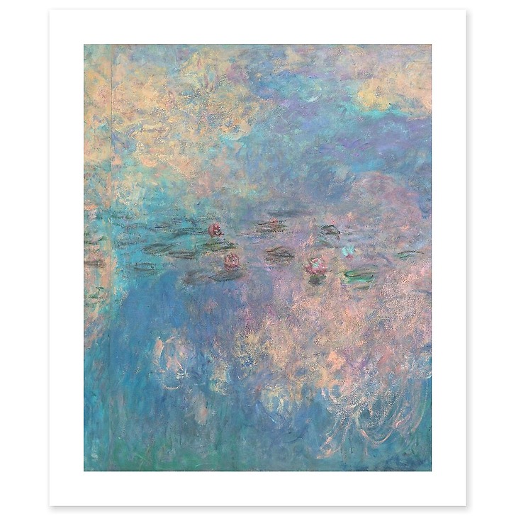 Water Lilies: The Clouds (canvas without frame)