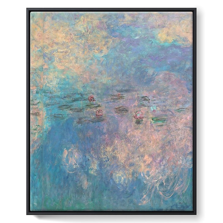 Les Nymphéas : les Nuages (toiles encadrées)