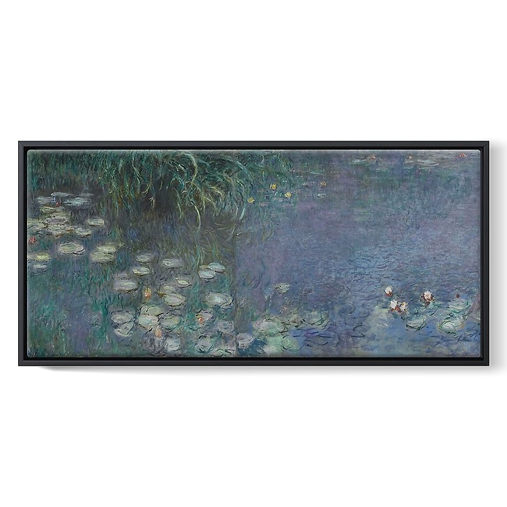 The Water Lilies: Morning (framed canvas)