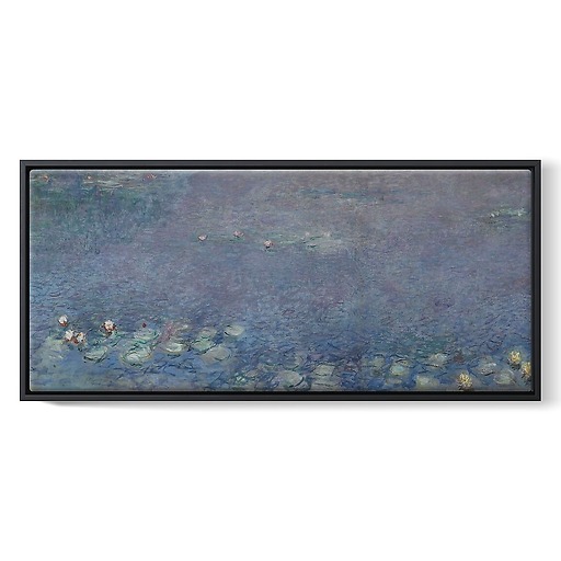 The Water Lilies: Morning (framed canvas)