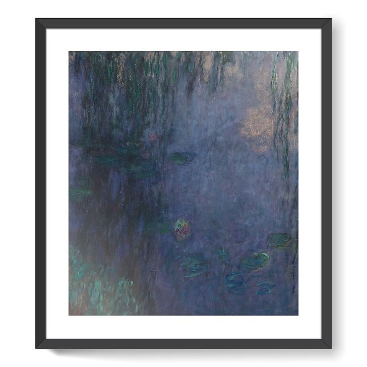 The Water Lilies: Morning with Willows (framed art prints)