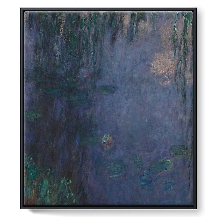 Les Nymphéas : Le Matin aux Saules (toiles encadrées)