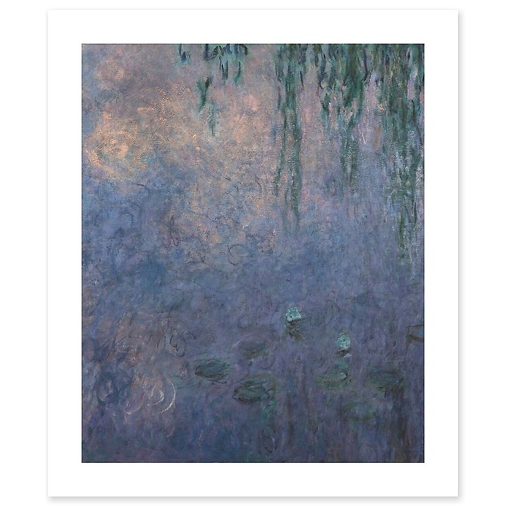 The Water Lilies: Morning with Willows (art prints)