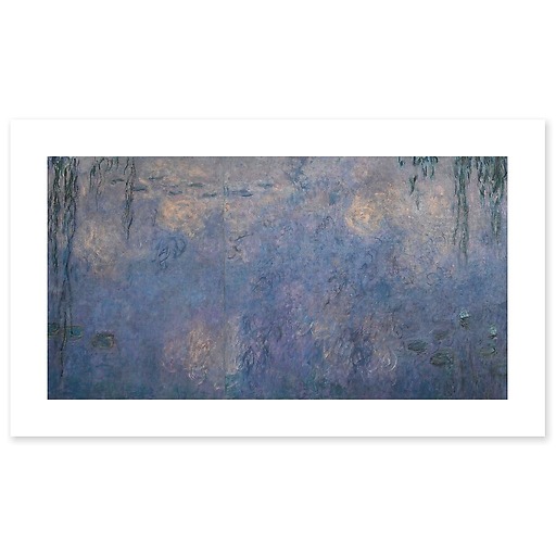 The Water Lilies: Morning with Willows (art prints)