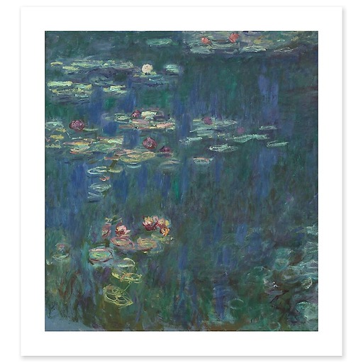 The Water Lilies: Green Reflections (art prints)