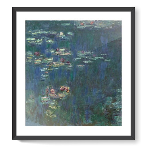 The Water Lilies: Green Reflections (framed art prints)